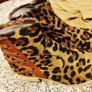 Leopard Booties